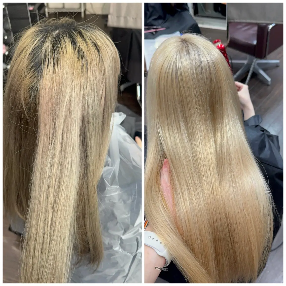 ロング カラー ブリーチ ケアブリーチ 透明感カラー ダブルカラー ハイトーンカラー ヘアカラー Lima/ブリー チ特化/心斎橋のヘアスタイル