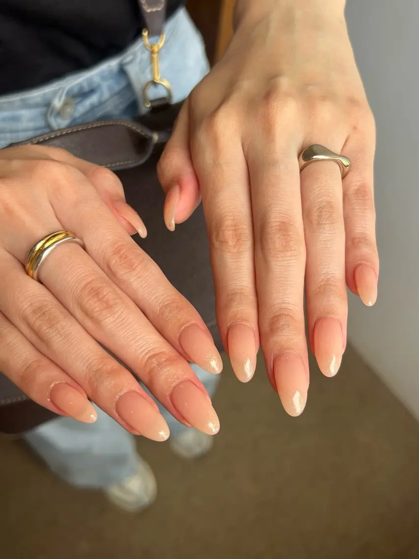 ネイル アートネイル ジェルネイル 韓国ネイル パラジェル ピンク ハンドネイル 本町ネイルNail UsaMimiのネイルデザイン
