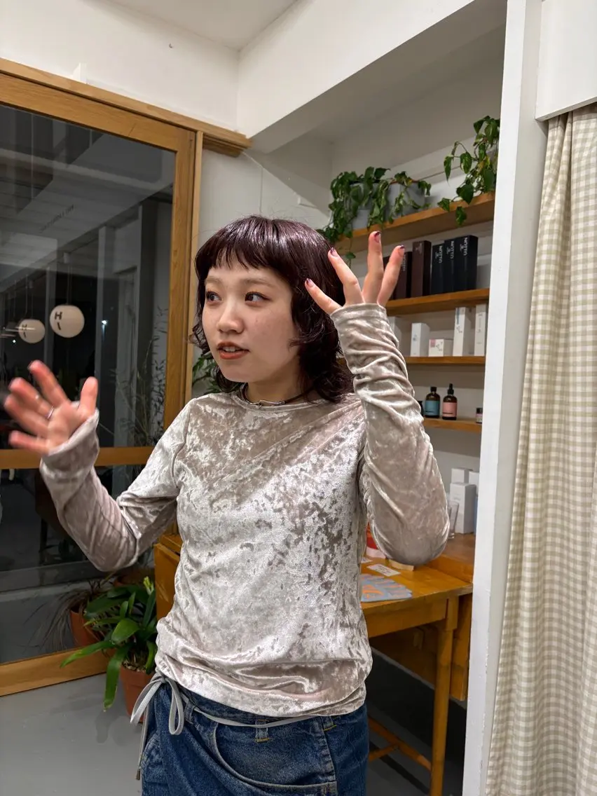 ミディアム パーマ 【HI / YA】 ｓｕｚｕのヘアスタイル