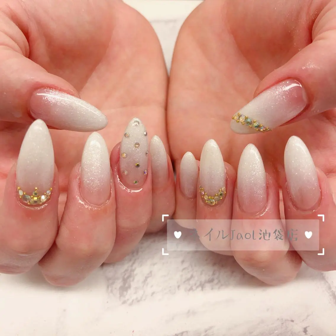 ロング ネイルJaol 池袋のネイルデザイン