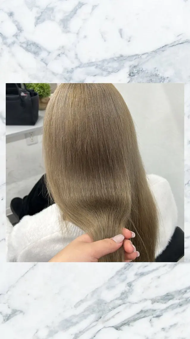 ロング カラー ヘアカラー 艶髪✖️ハイトーン 🫧YURIA🫧のヘアスタイル