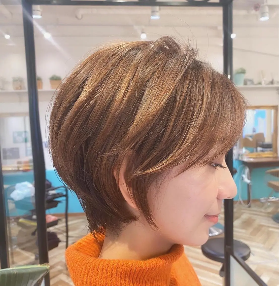 ショート カット ヘアカラー トリートメント ヘッドスパ 🇰🇷韓国レイヤー 錦糸町【北山謙三】のヘアスタイル
