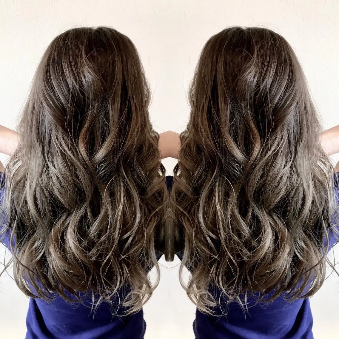 セミロング カラー VERDA KENのヘアスタイル