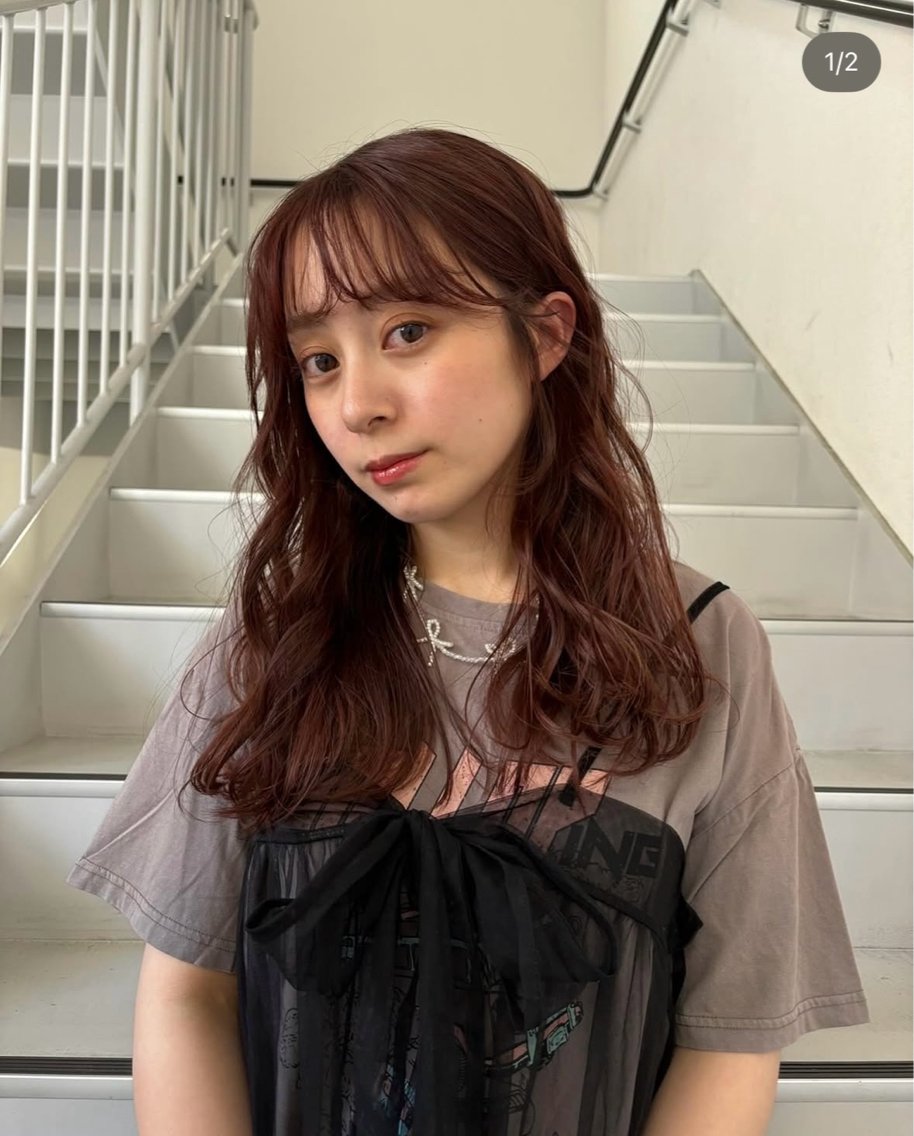 セミロング 北花田美容師🐬🫧 にしむらみのりのヘアスタイル