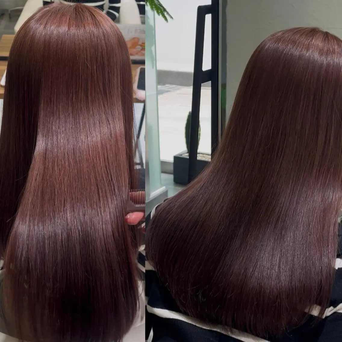 ロング カラー 髪質改善 縮毛矯正 トリートメント カット ヘアカラー トリートメント 倉谷 恭平のヘアスタイル