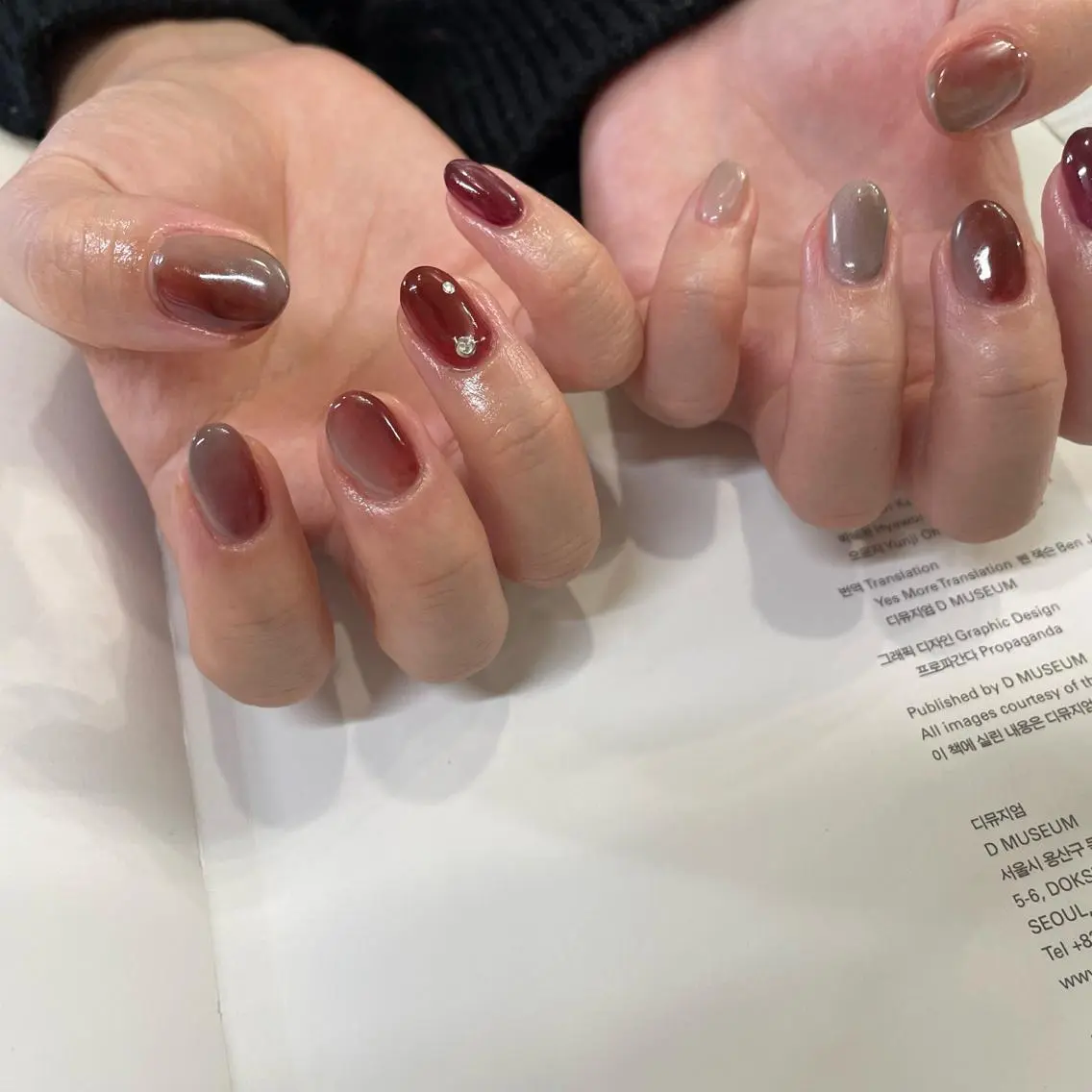 ネイル ニュアンスネイル ハンドネイル ネイルズシャトン🪡 ネイリスト齊藤のネイルデザイン