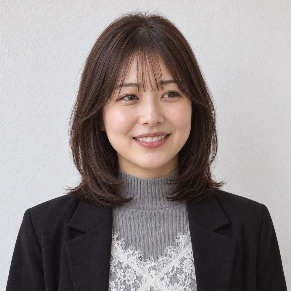 ミディアム ミディアムレイヤー レイヤーカット カット ヘアカラー トリートメント 銀座/モテ🤍垢抜け レイヤー/あさみのヘアスタイル