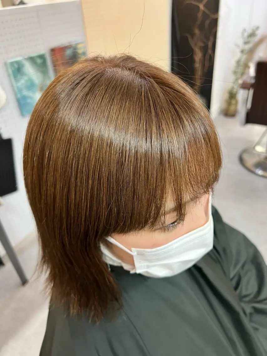 ミディアム carre hair 店長 中園 武士のヘアスタイル