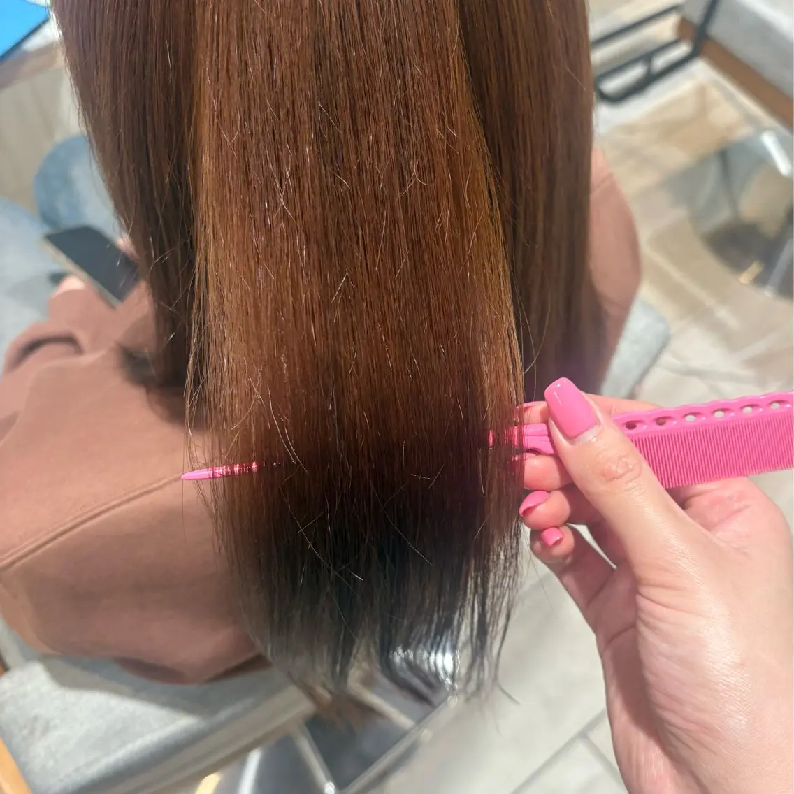 カラー ブリーチモデル募集中 𓂃⟡.·　サヤのヘアスタイル