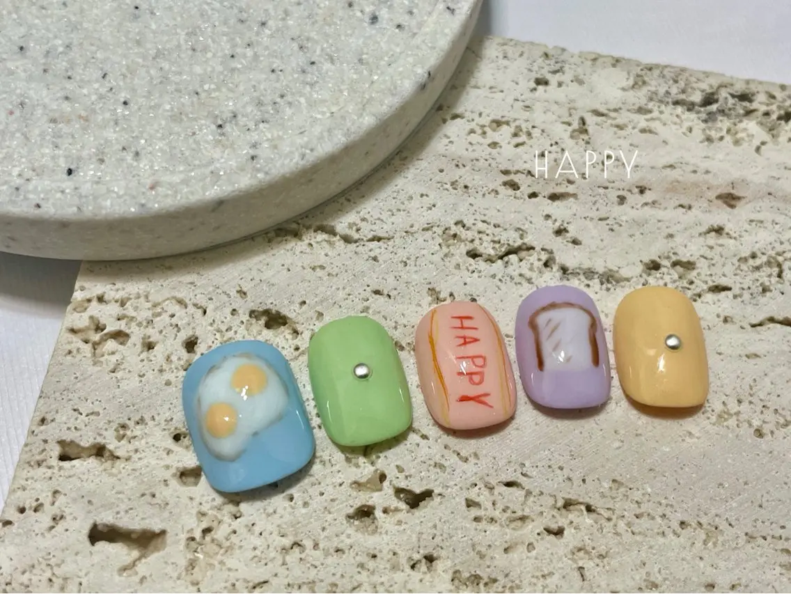 ネイル パステルネイル 春ネイル n. SAITOUのネイルデザイン