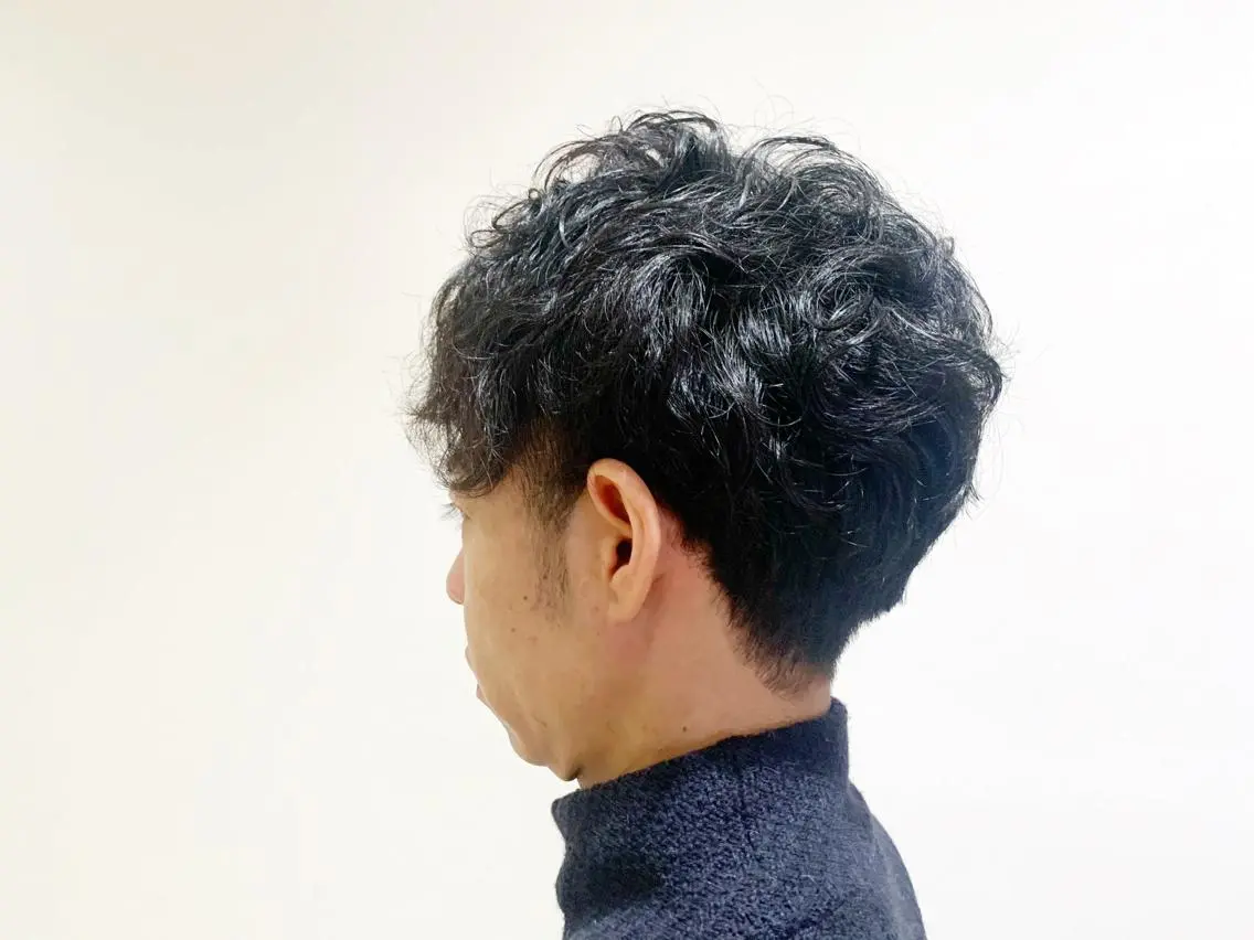 パーマ メンズ メンズパーマ スパイラルパーマ 佐藤 美紅のヘアスタイル