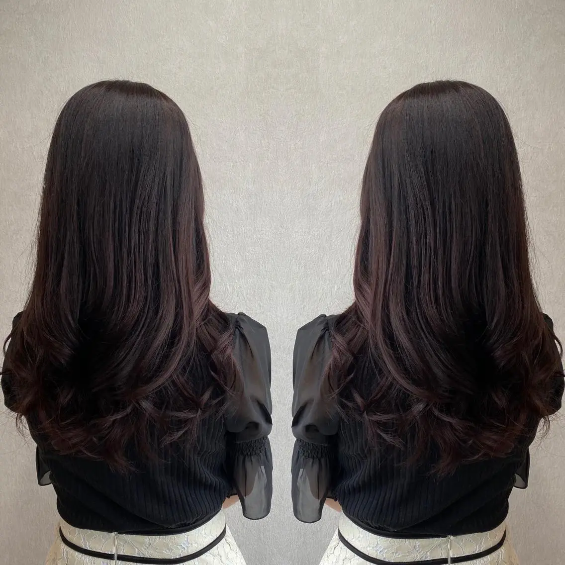 ロング カラー tocca 💜石田愛結💜のヘアスタイル
