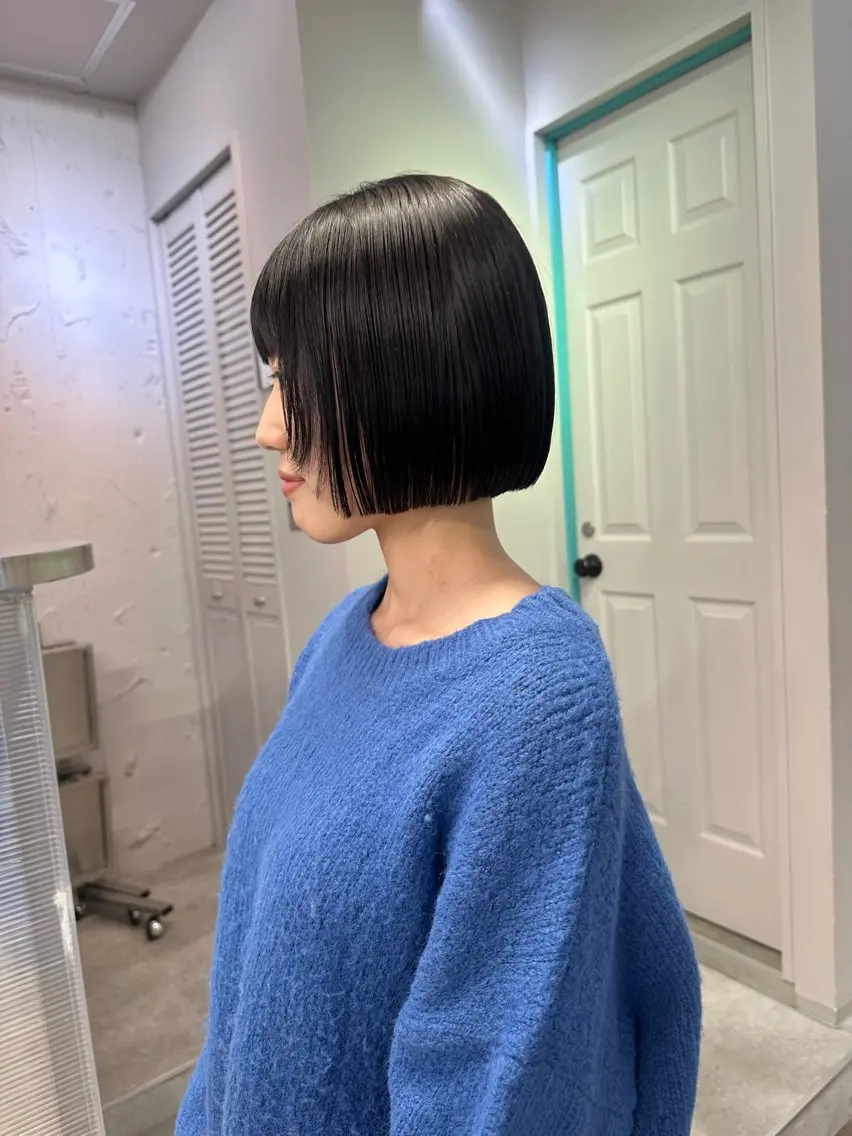 ショート ハッシュカット🎀 レイヤーカットのヘアスタイル