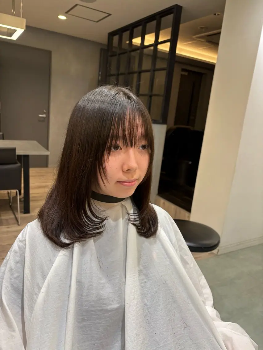ミディアム レイヤーカット ケアブリーチ🌟 ♢WATARU♢のヘアスタイル