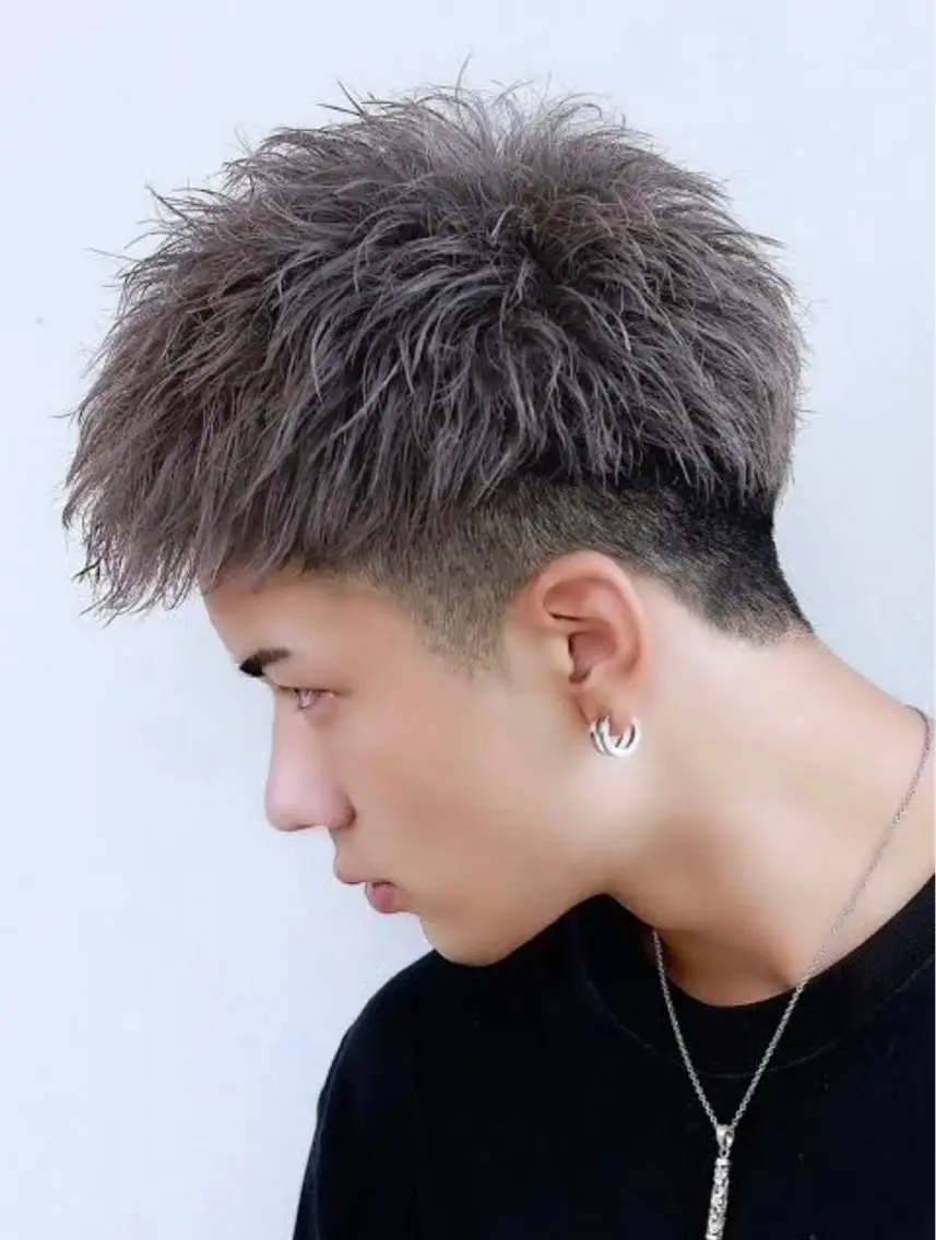 ショート メンズ 透明感・艶感 小坂隼斗のヘアスタイル