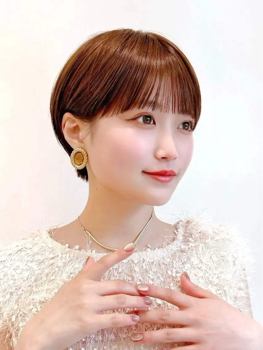 ショート ショートボブ ボブ ショートヘア 小顔ショート🌿 Say.石川葵のヘアスタイル