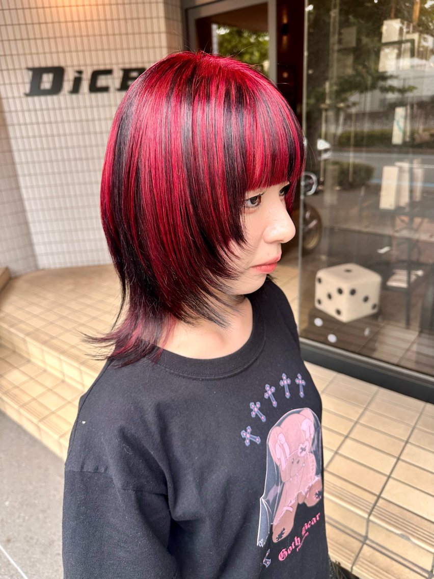 ミディアム タカツド ユウキのヘアスタイル