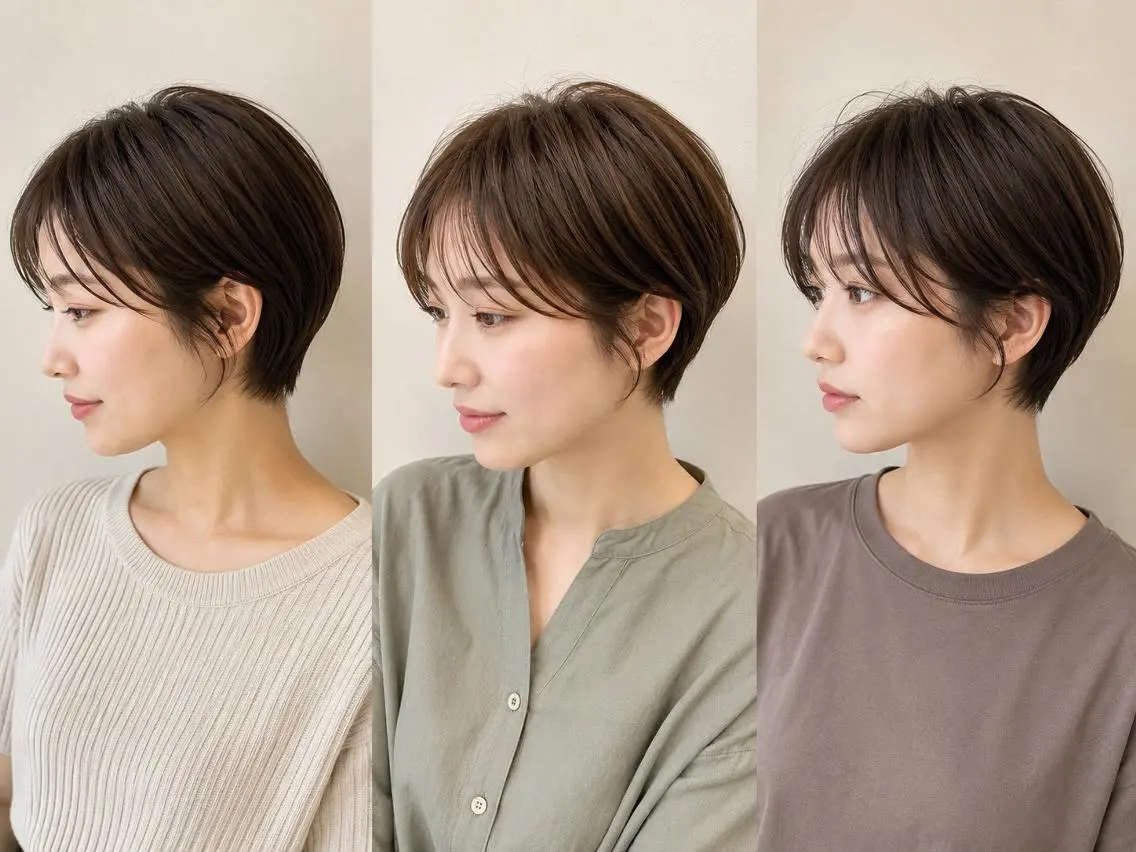 ショート ショートヘア 大人ショート/ 似合わせ/中野のヘアスタイル