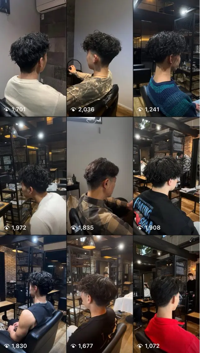 カット+パーマの写真