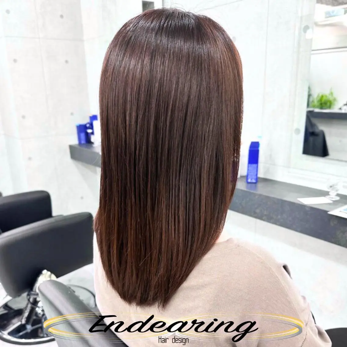 ロング レイヤーカット ロング 似合わせカット 小顔カット カット ヘアカラー Endearing 銀座/YOKOのヘアスタイル