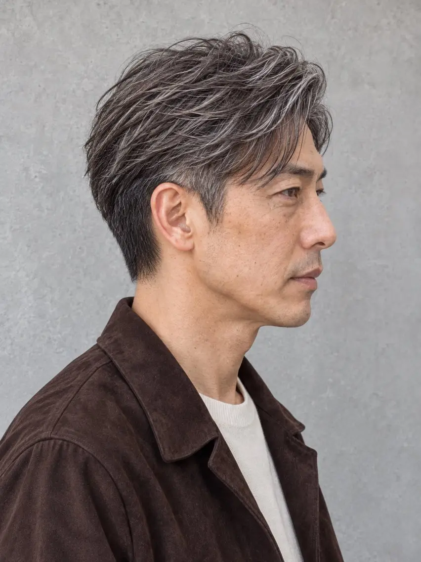 ショート カラー メンズ ビジネス メンズハイライト メンズパーマ デザインカラー ハイライトカラー ヘアカラー トリートメント 🔮メンズ縮毛矯正 メンズパーマ💎竹永のヘアスタイル