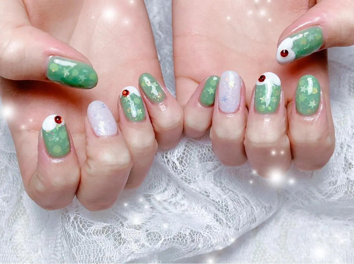 ネイル アートネイル ハンドネイル FLARE NAIL フレアネイルのネイルデザイン