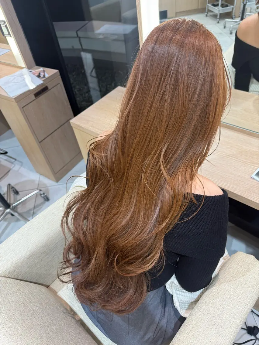 ロング カラー 池島 輝保のヘアスタイル