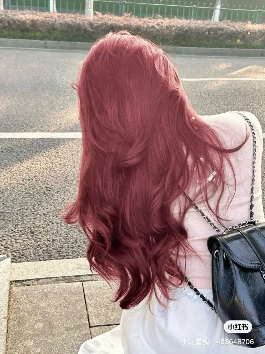 ロング カラー カット ヘアカラー トリートメント ヘッドスパ 艶モテ•韓国スタイル 🤍りんのヘアスタイル