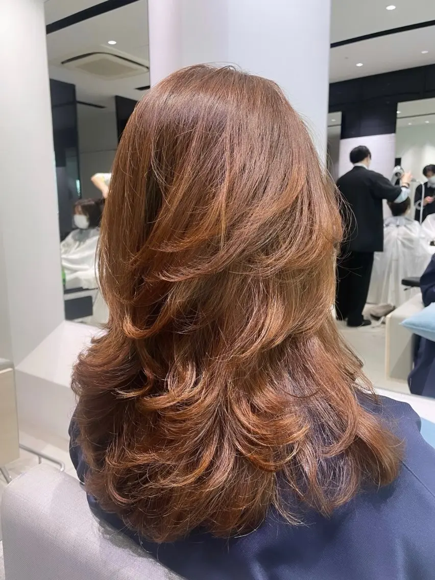 ロング カット 🍓レイヤーカット 大募集🍓佐々木のヘアスタイル