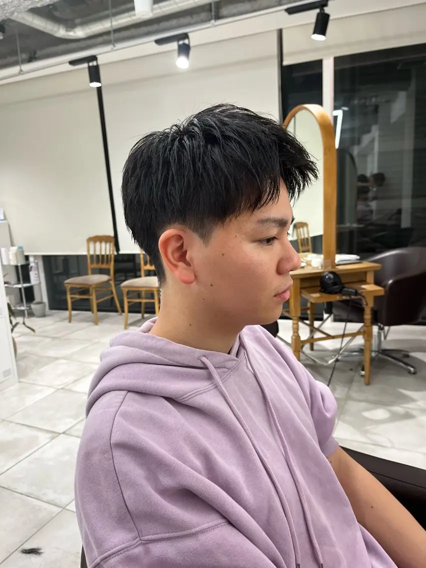 ショート カラー メンズ 🏆メンズヘア特化 🥇代表りんぺーのヘアスタイル