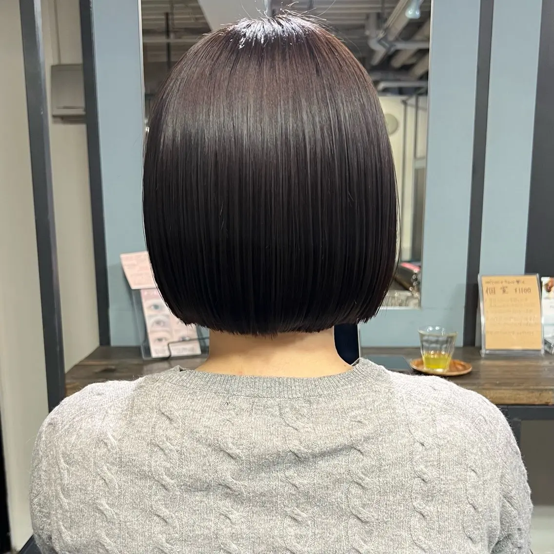 ショート ボブ カット 💘札幌クロスパーマ 髪質改善💘rinaのヘアスタイル
