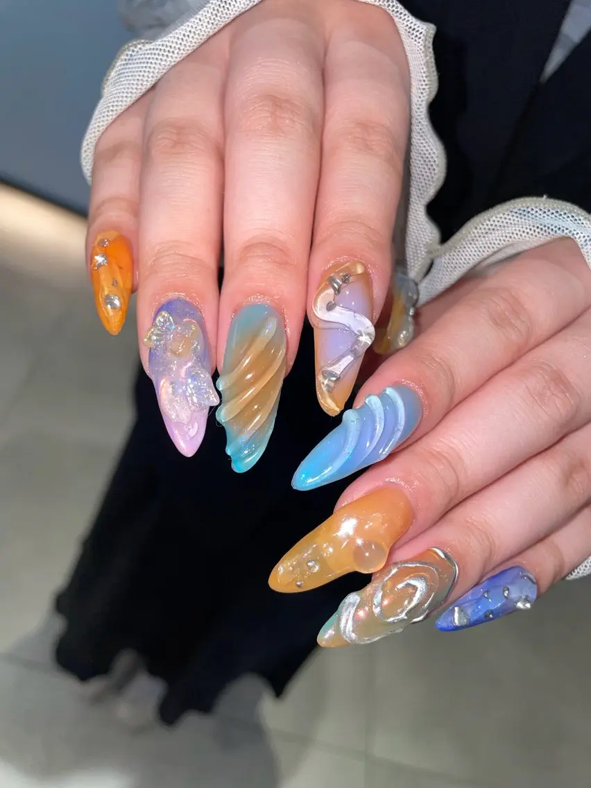 ネイル スカルプネイル ハンドネイル AOI💫 nailのネイルデザイン
