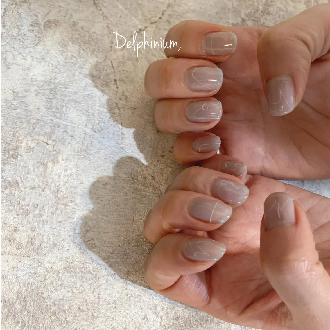 ネイル ニュアンスネイル ハンドネイル 岡本 友恵のネイルデザイン
