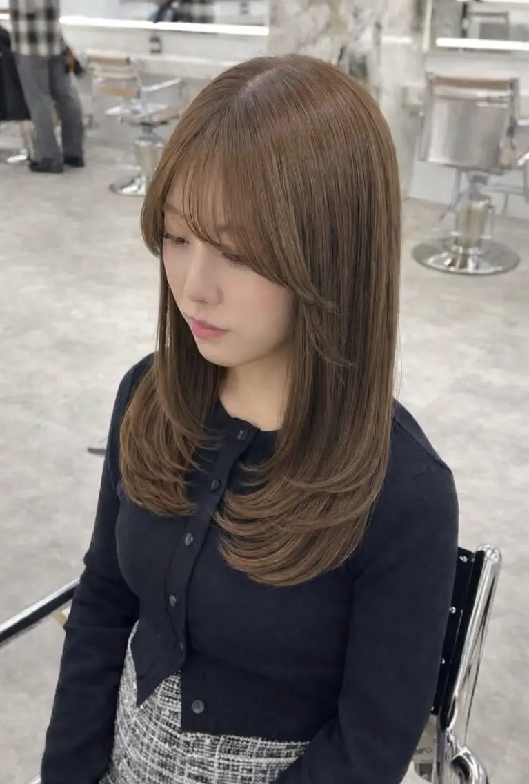 ロング カラー ヘアカラー トリートメント 似合わせカラー🌈 髪艶縮毛矯正🪞ちばのヘアスタイル