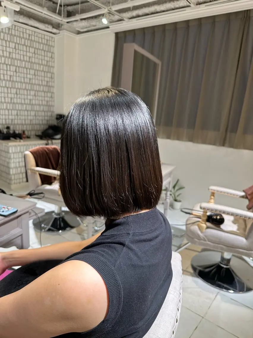 ショート ボブ 北千住 髪質改善 カナのヘアスタイル