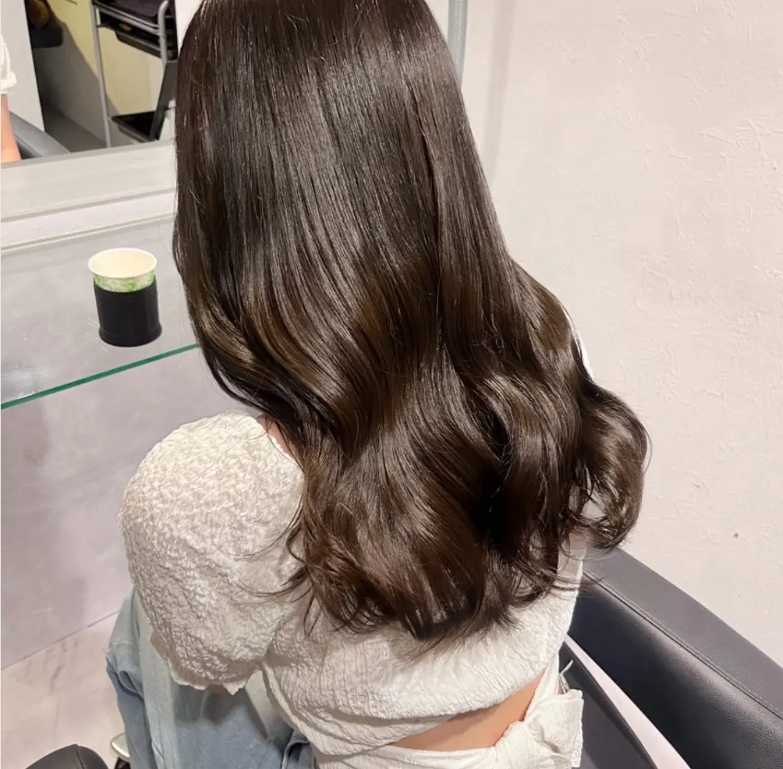 ロング カラー 🫧うる艶トレンド 🫧透明感カラーのヘアスタイル