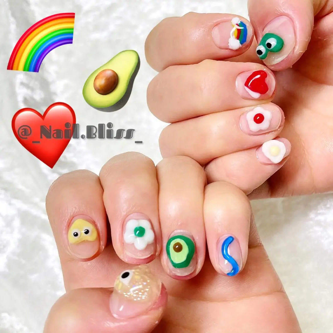 ネイル 持ち込み ハンドネイル NAIL BLISSのネイルデザイン