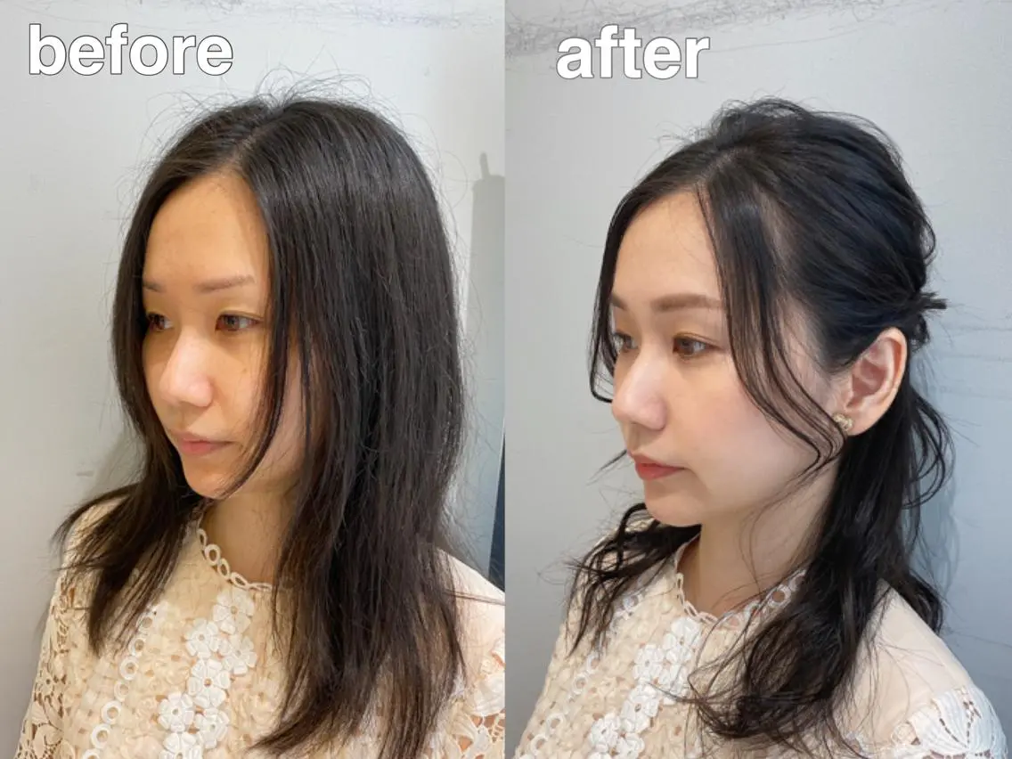 ヘアアレンジ その他 似合わせ艶髪カラー ❤️ハダユミのヘアスタイル