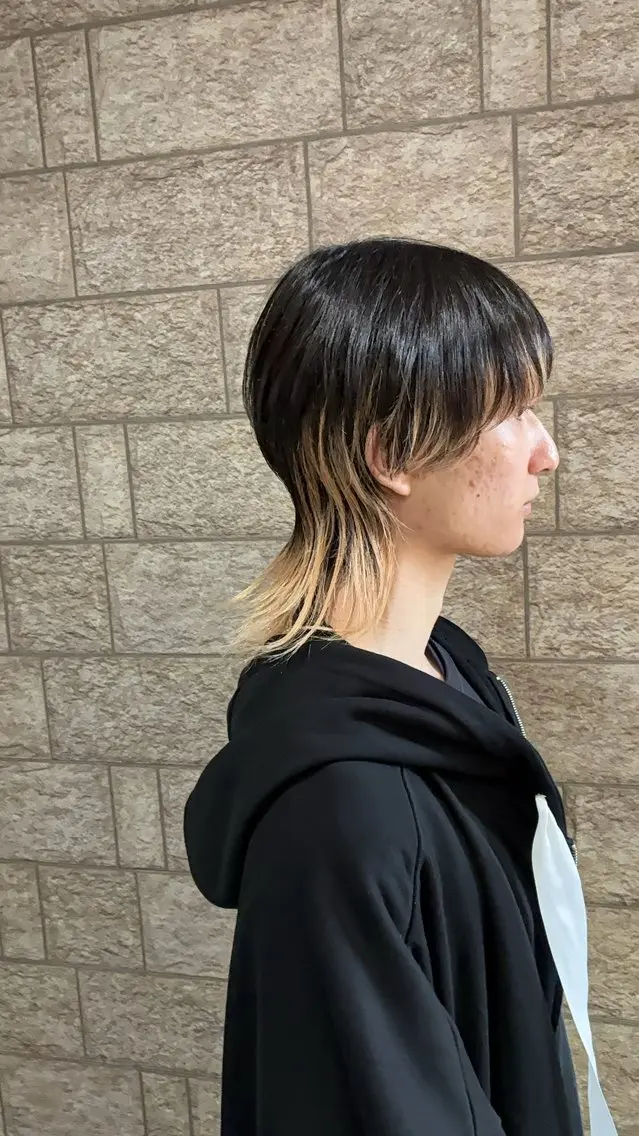 ショート ウルフカット カット 東條 克義のヘアスタイル