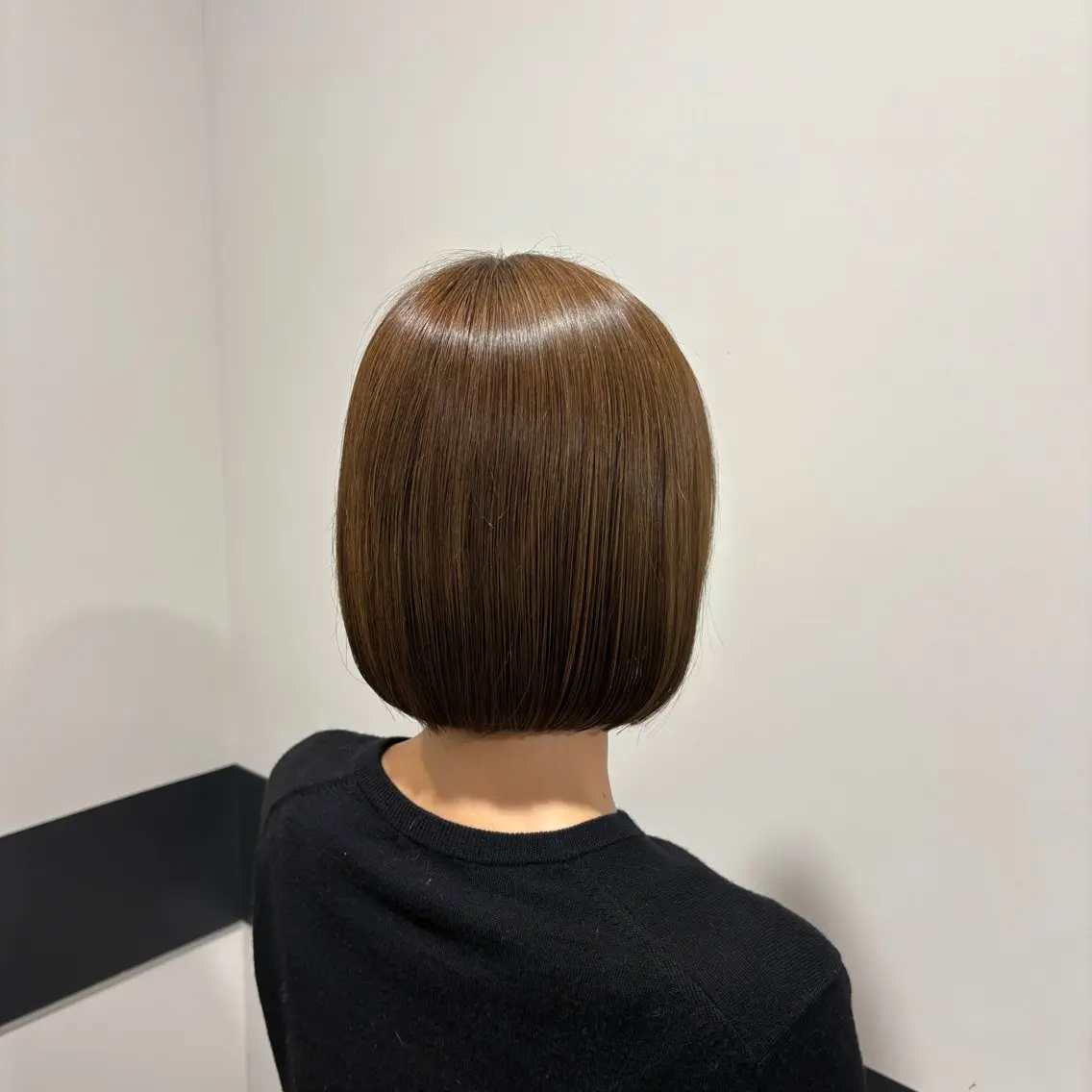 ミディアム ボブ カット ヘアカラー トリートメント ボブ/外国人風カラー 🩵mikiのヘアスタイル