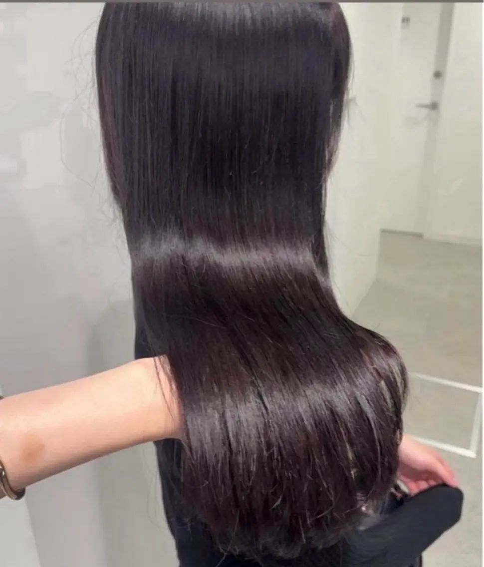 ロング ヘアカラー miku/ラベンダー 透明感カラー🪻❤︎のヘアスタイル