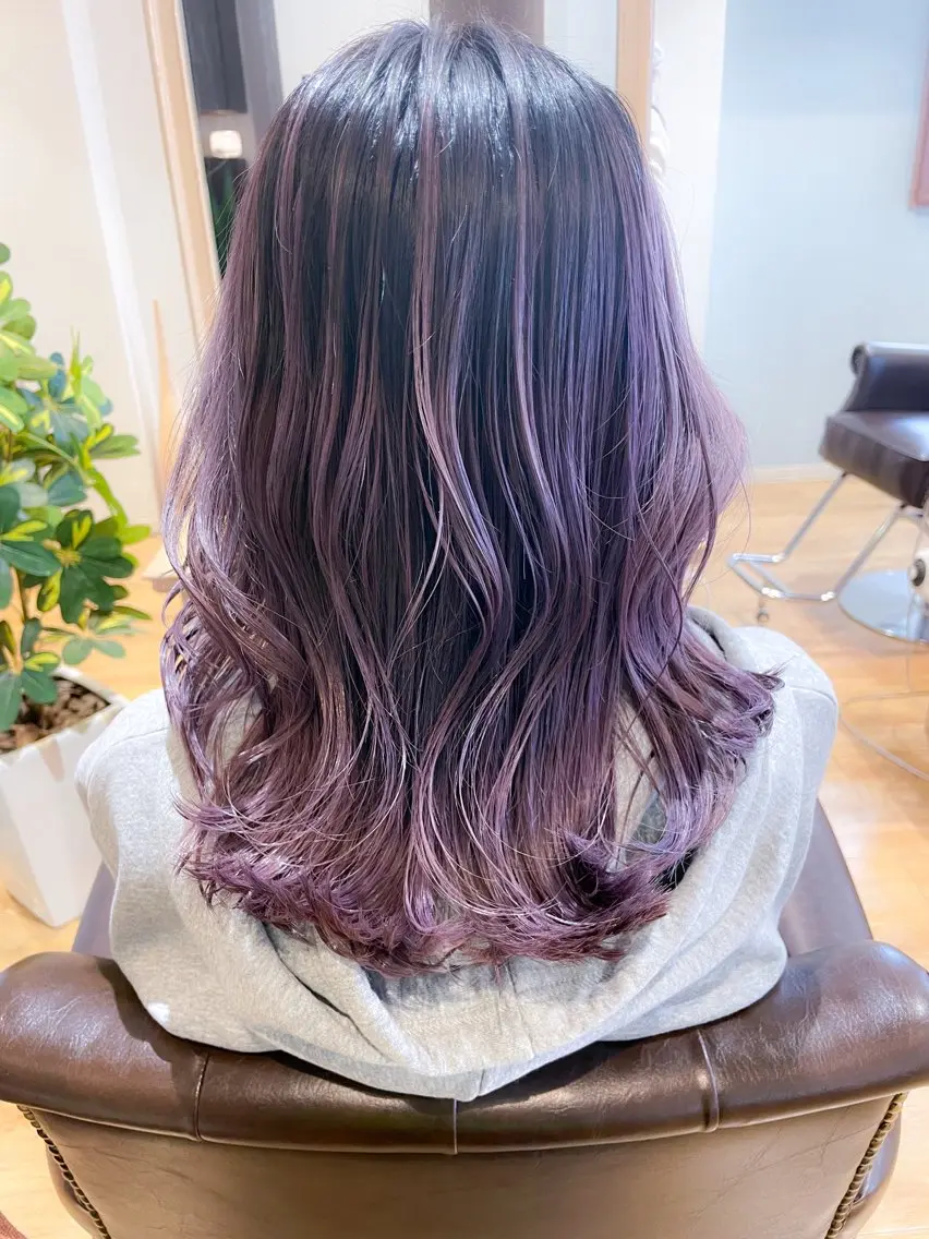 【⭐️ミニモ限定⭐️】🍭໒外国人風バレイヤージュカラー+トリートメント🦄໒꒱·の写真