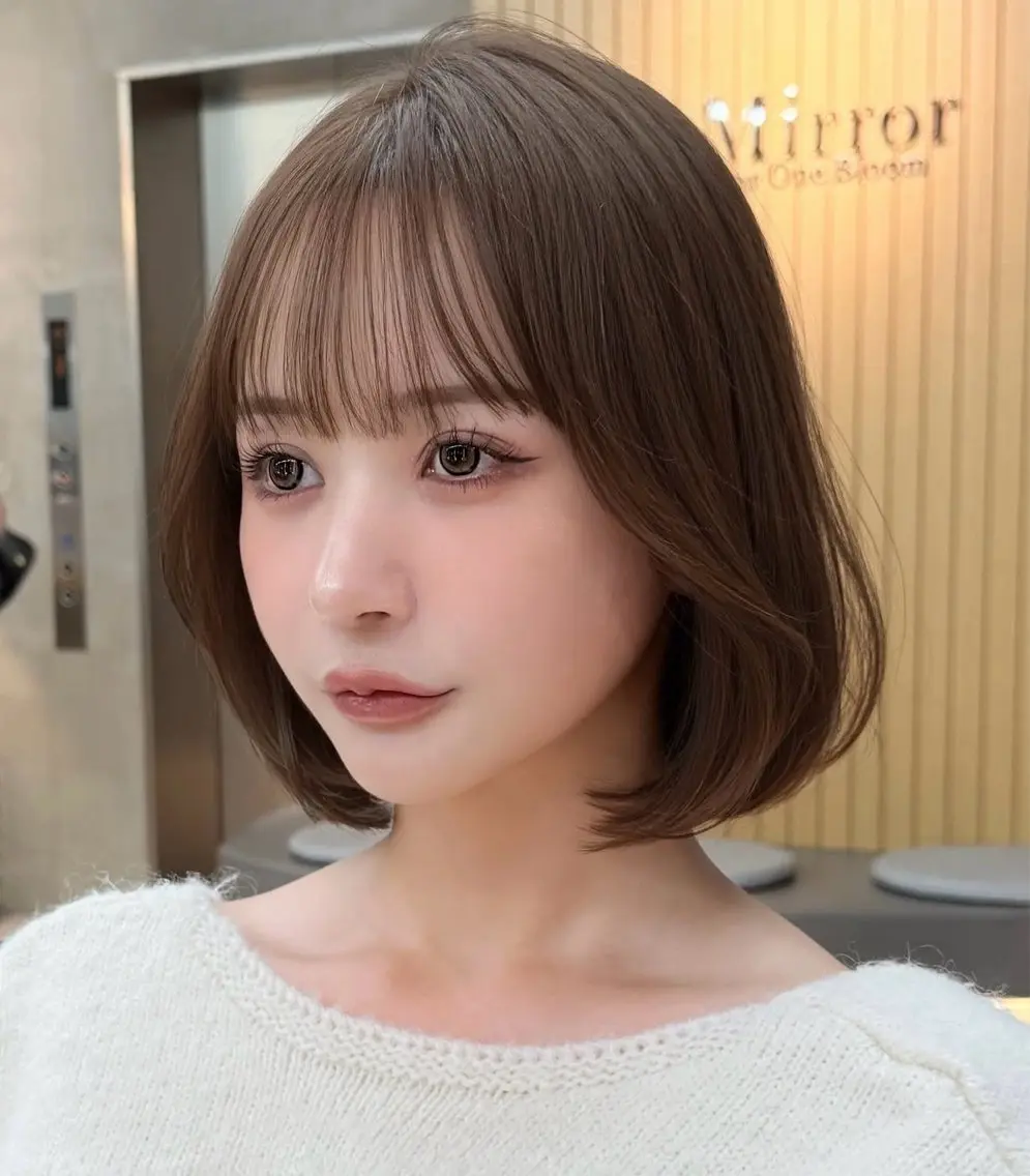 ショート ボブ 髪質改善 似合わせカット 美顔形成｜レイヤー ｜青山のヘアスタイル