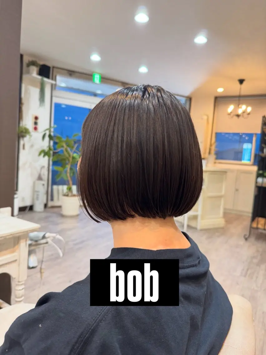 ショート ボブ カット トリートメント 縮毛矯正/髪質改善 山口泰広のヘアスタイル