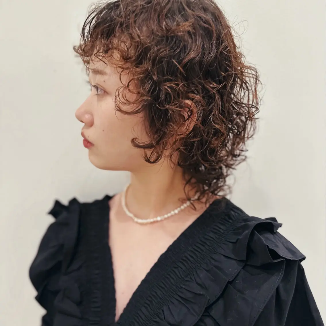 ミディアム ニュアンスヘア chinariのヘアスタイル
