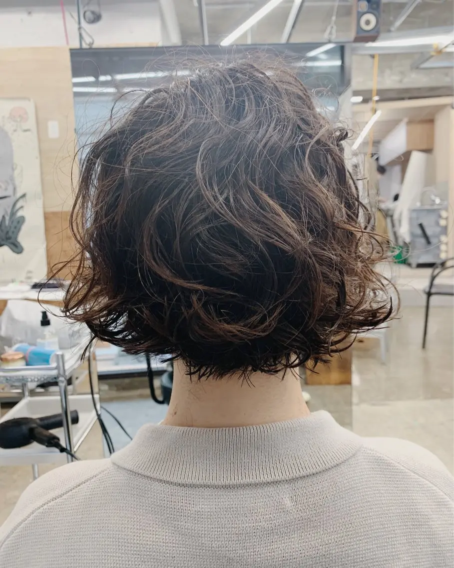 ショート パーマ 前田ジュン /ショート/似合わせのヘアスタイル