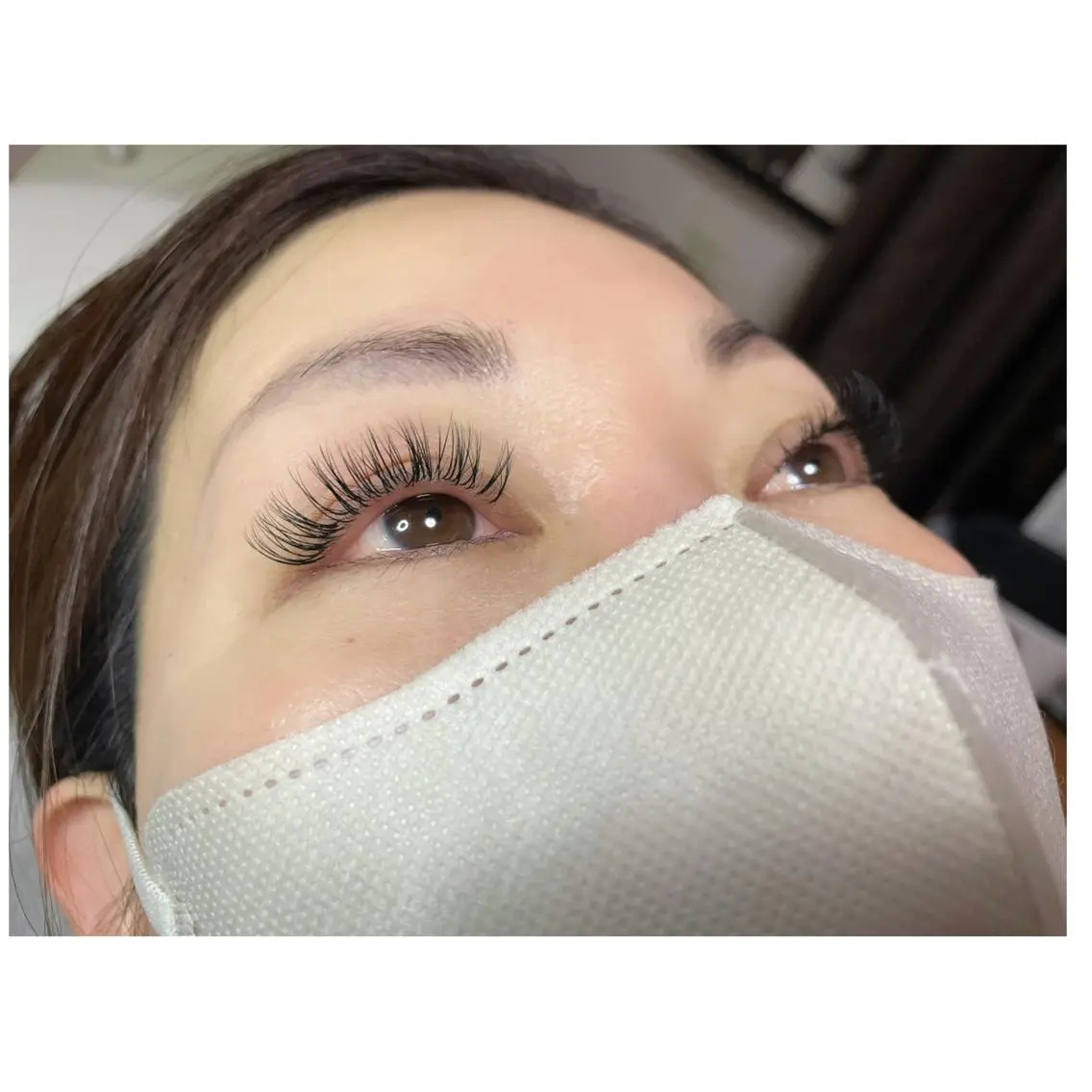 フラットロック1時間つけ放題✨✨最低でも80束は付きます。(160本の仕上がり)コーティング付きの写真