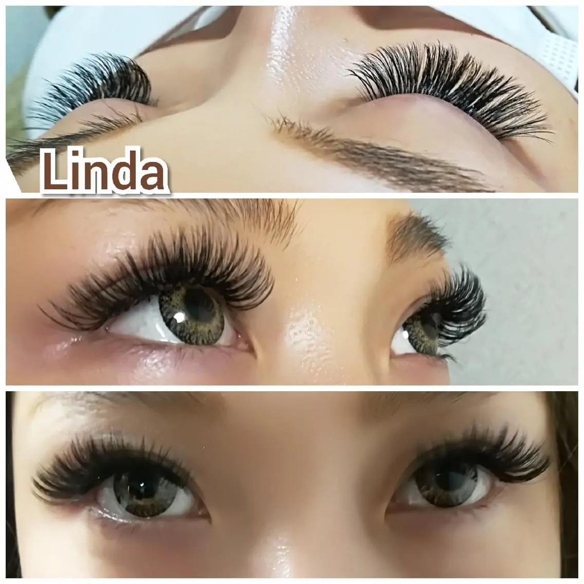 マツエク・マツパ 付け放題 ボリュームラッシュ linda lashesのマツエク・マツパデザイン