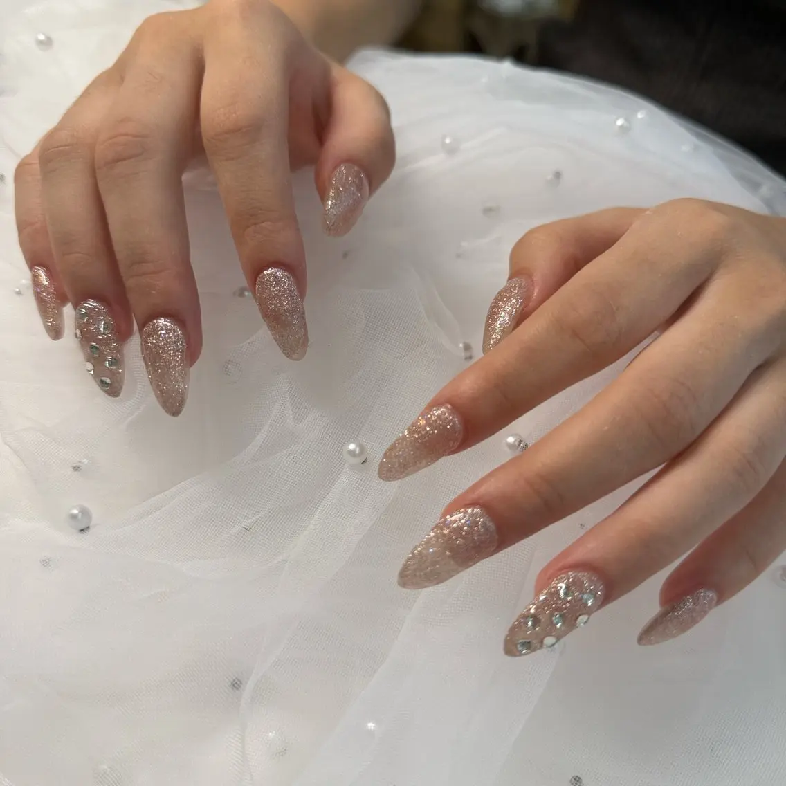 ネイル 長さ出し スカルプネイル Pretty神戸三宮 プリティーのマツエク・マツパデザイン
