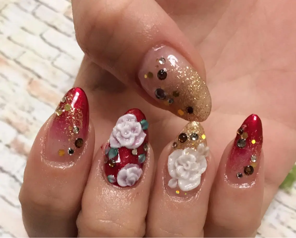 ネイル アートネイル 成人式 Nail cottageのネイルデザイン